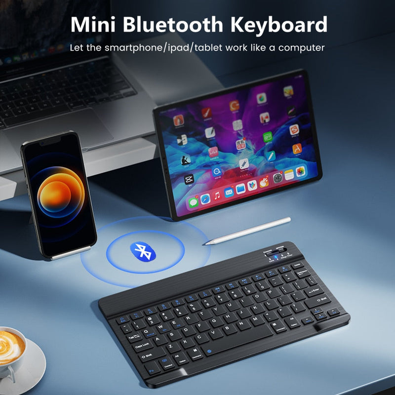 teclado sem fio recarregável